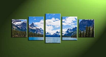 Personalisierte 5-teilige Geteilte Leinwanddrucke, 60x150cm (groß)