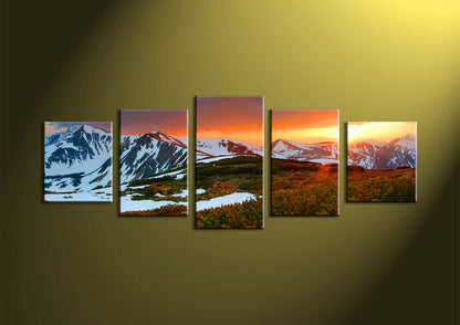 Personalisierte 5-teilige Geteilte Leinwanddrucke, 60x150cm (groß)