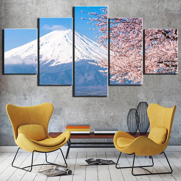 Impressions sur toile personnalisées en 5 panneaux 24x44" (moyen)