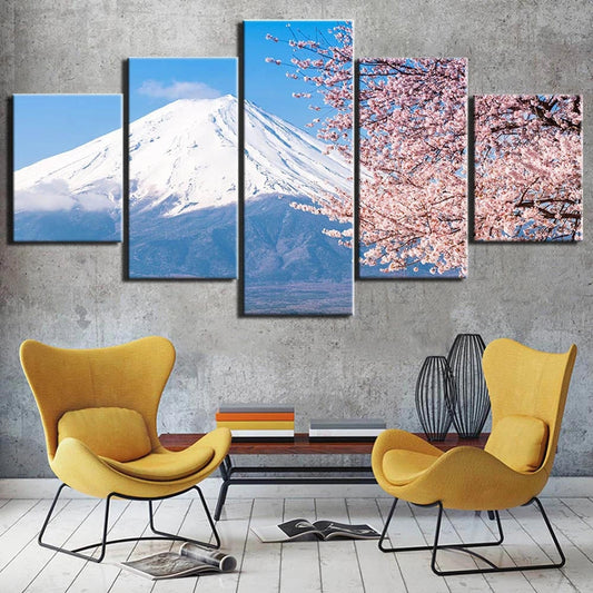 Impressions sur toile personnalisées en 5 panneaux 32x60" 80x150cm (grand)