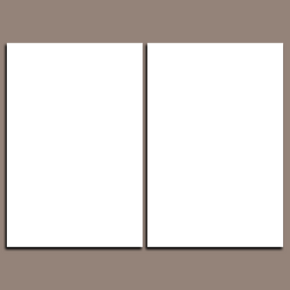 Custom Split Canvas Prints 2 Pieces Canvas Frames Art