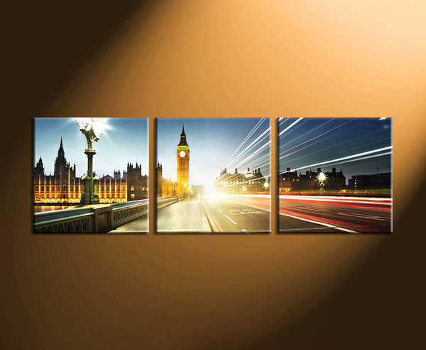 Custom Split Canvas Prints 3 Panles Frames Square