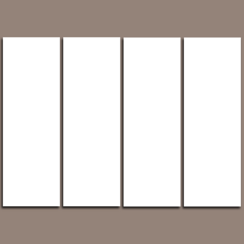 Split Canvas Prints 4 Piece Canvas Frames 35x47"(89x120cm)