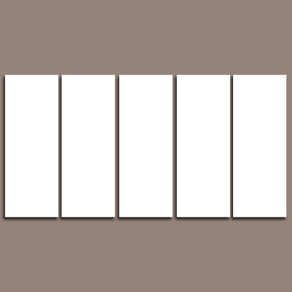 Custom Split Canvas Prints 5 Piece Canvas Art 32x60" 80x150cm (Extra Large)