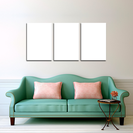 Impressions sur toile personnalisées en 3 parties